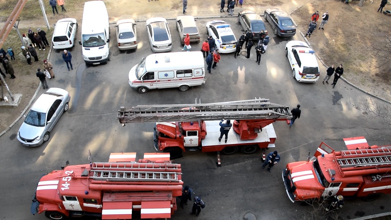  У дев’ятиповерховому будинку на вулиці Олега Ольжича сталася пожежа